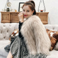 Accept custom order modern raccoon fur coats